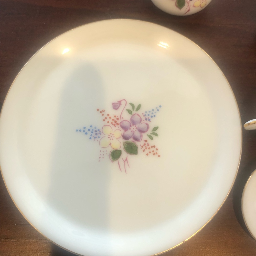 Miniature China tea set - Picture 3 of 4